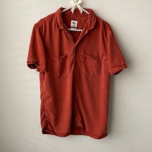 Zara button down short sleeve